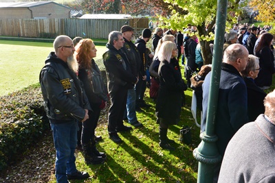 Wadebridge Remembrance Day 2016 memorial Egloshayle Park 2.JPG