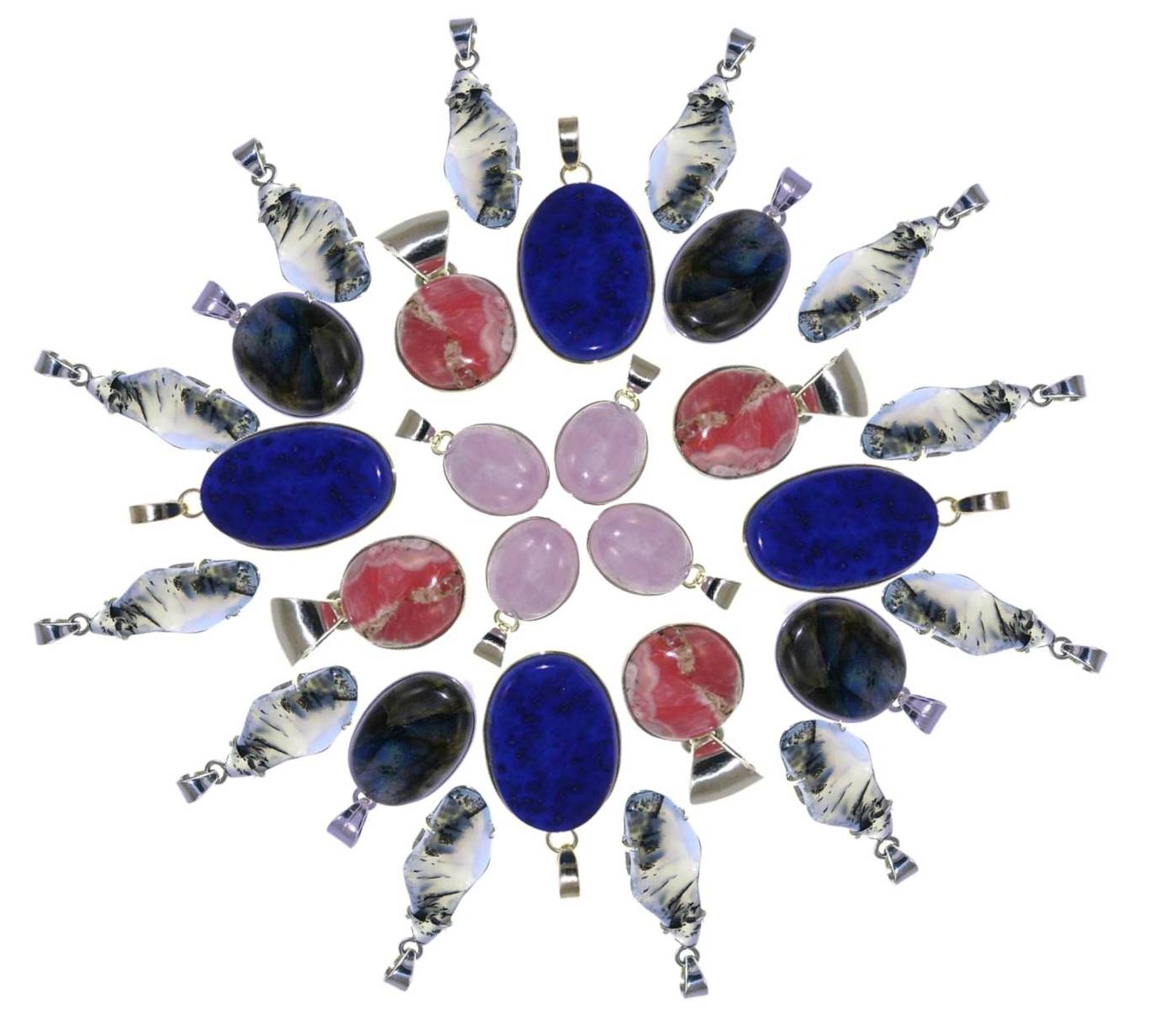 Mandala of new pendants pendants.jpg