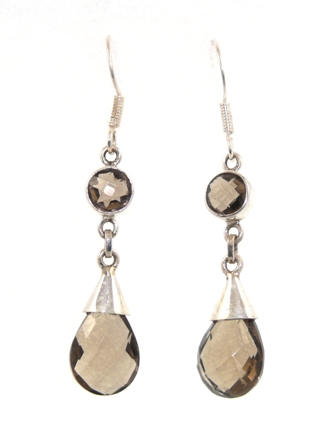 Faceted Smoky Quartz jewellery JE148.jpg