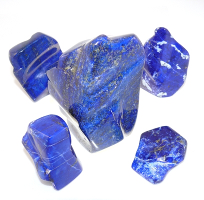 Lapis Lazuli polished free forms Lapis Lazuli Free Forms.jpg