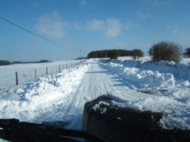 Snowy lane on the Moor snow lane.jpg