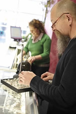 Beth and Graham Holtum at Rainbow Spirit Crystal Shop