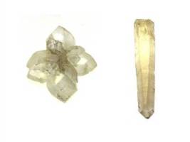 Gypsum (2) and Citrine (7)