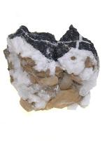 Welsh Calcite on Quartz, Nant Helen, South Wales SDC52B.JPG