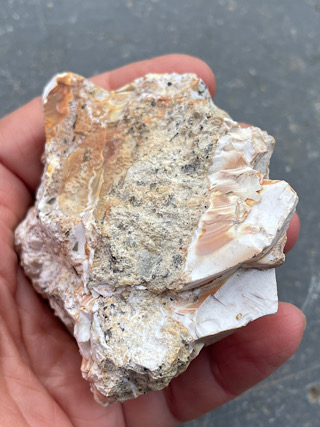 White Cornish Opal on UV matrix from Cornish Crystals & Minerals