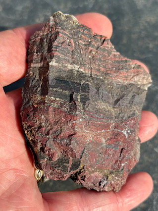 Pyrite in Jasper from Cornish Crystals & Minerals