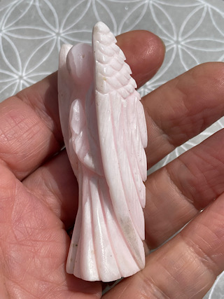 Mangano Calcite Crystal Angel from Crystal Angels