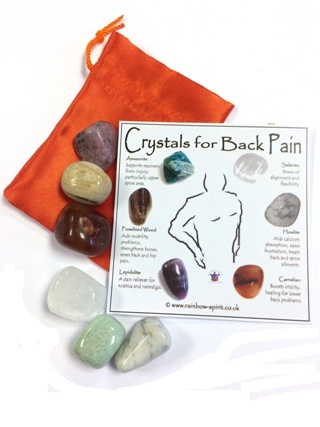 Back Pain Support Crystal Set from Disease & Illness