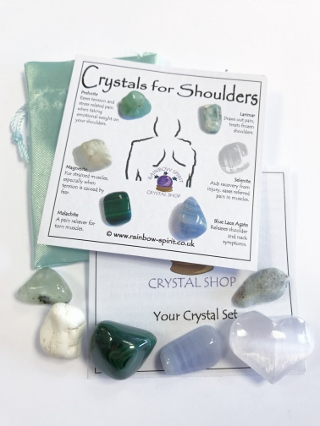Crystal Set for Shoulder Pain from Disease & Illness