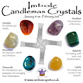 Imbolc Candlemas Crystal Set