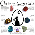 Spring Equinox Ostara Crystal Set