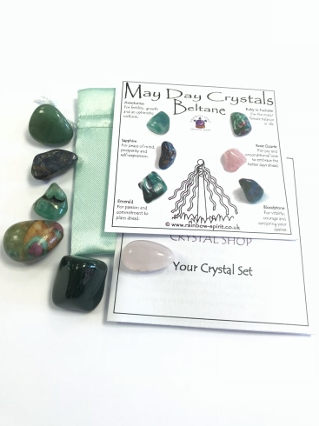 Beltane May Day Crystal Set from Wheel of the Year