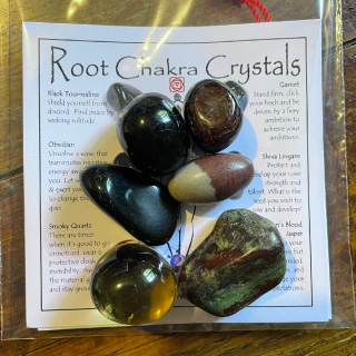 Root Chakra Crystal Set from Crystals for Chakras