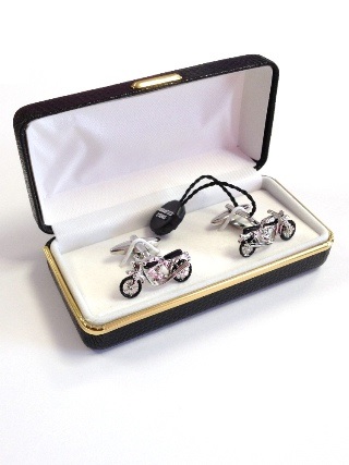 Motorcycle Cufflinks SOLD from Cufflinks