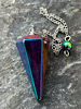 Rainbow Hematite Pendulum
