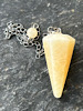 Yellow Calcite Pendulum