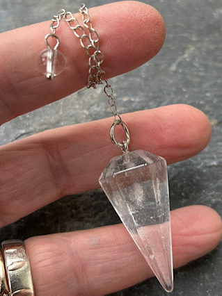 Clear Quartz Pendulum from Pendulums