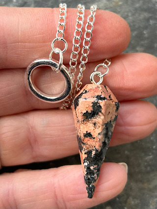 Cornish Luxulyanite Pendulum from Pendulums