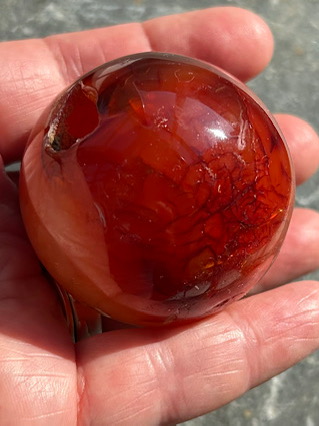 Carnelian Crystal Ball from Crystal Balls