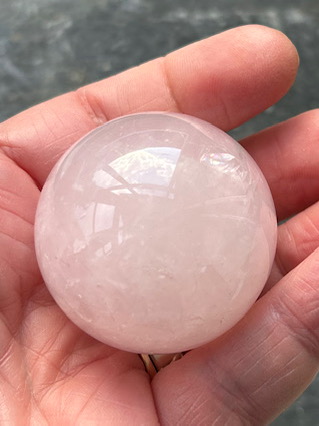 Rose Quartz Crystal Ball from Crystal Balls