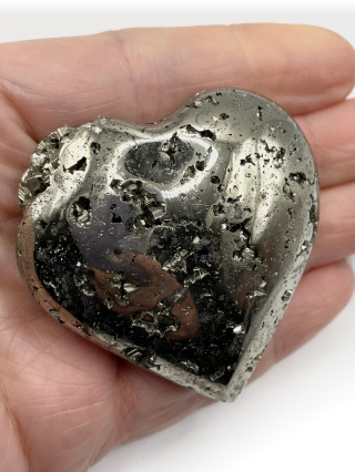 Pyrite Heart from Crystal Hearts
