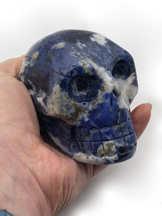 Sodalite Skull from Crystal Skulls