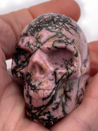 Rhodonite Skull from Crystal Skulls