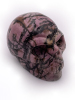 Rhodonite Skull