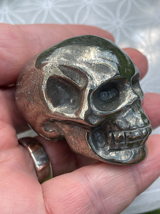 Pyrite Crystal Skull from Crystal Skulls