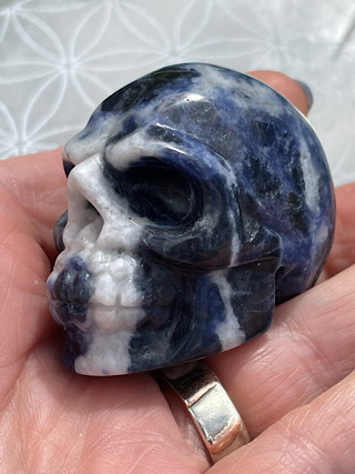 Sodalite Crystal Skull from Crystal Skulls