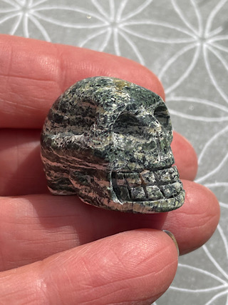 Chrysotile Crystal Skull from Crystal Skulls