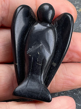 Shungite Angel from Crystal Angels