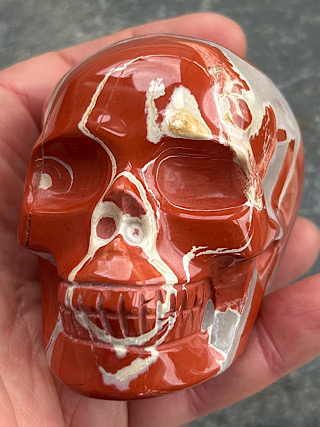 Red Japser Crystal Skull from Crystal Skulls