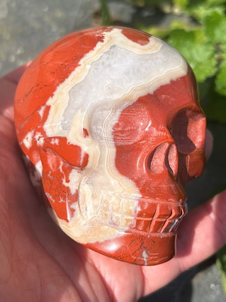 Red Jasper Crystal Skull from Crystal Skulls