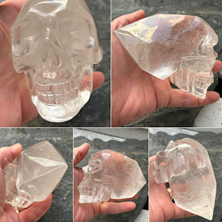 Clear Quartz Crystal Skull from Crystal Skulls
