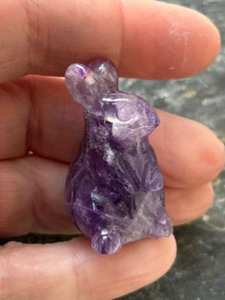 Amethyst Rabbit from Crystal Carvings
