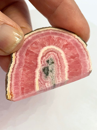 Rhodochrosite Slice from Crystal Specimens