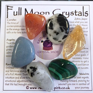 Full Moon Crystal Set from Moons & Planets