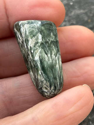 Seraphinite Tumble from Crystal Specimens