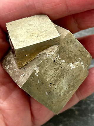 Peter Kleiner Pyrite Twin from Crystal Healing Tools & Wands