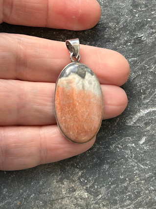 Celestobarite Pendant from Silver Symbolic Jewellery