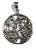 Sun and Moon Silver Pendant