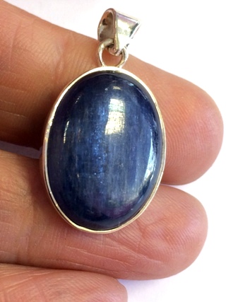 Kyanite Pendant from Silver Gemstone Pendants