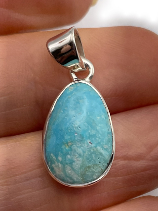 Cornish Turquoise pendant from Silver Symbolic Jewellery