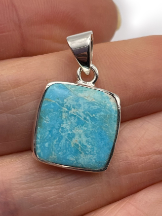 Cornish Turquoise pendant from Silver Symbolic Jewellery