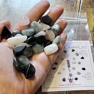 Meditation Crystal Grid from Crystal Grid Sets