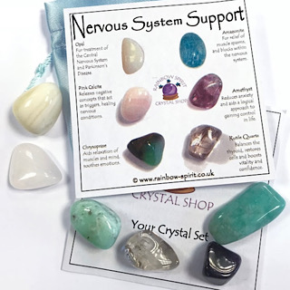 Nervous System Support Crystal Set from Disease & Illness
