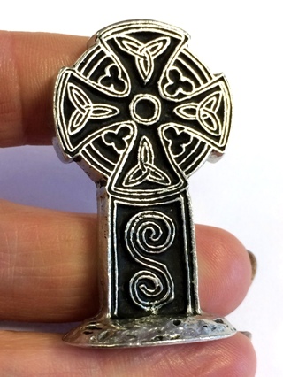 Pewter Cornish Pencarrow Cross from Home & Giftware