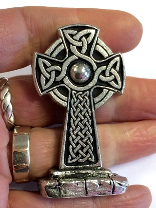 Pewter Cornish Ancient Cross *SOLD* from Home & Giftware