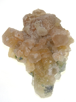 Calcite on Fluorite from Crystal Specimens